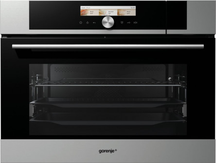 Компактный духовой шкаф с функцией пароварки GCS873X Gorenje