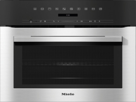Духовой шкаф Miele с СВЧ H7140BM EDST/CLST сталь CleanSteel