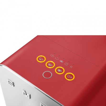 SMEG BCC01RDMEU Автоматическая кофемашина, красный матовый