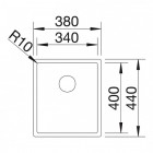 Мойка Blanco Claron 340-U Durinox