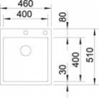 Мойка Blanco Claron 400-IF/A