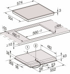 Панель конфорок Miele KM6520 FR сталь