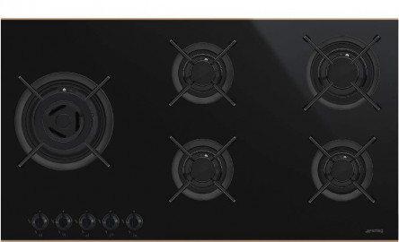 Газовая варочная панель SMEG PV695LCNR