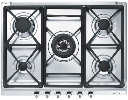 Газовая варочная панель SMEG SE70SGH-5