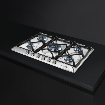Газовая варочная панель SMEG SR975XGH