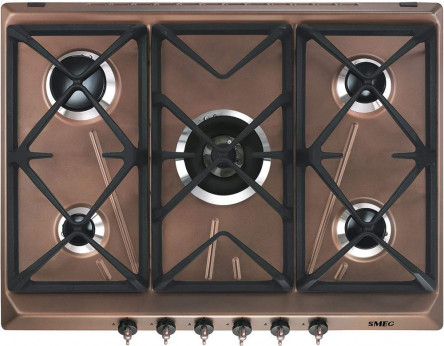 Газовая варочная панель SMEG SRV876RAGH